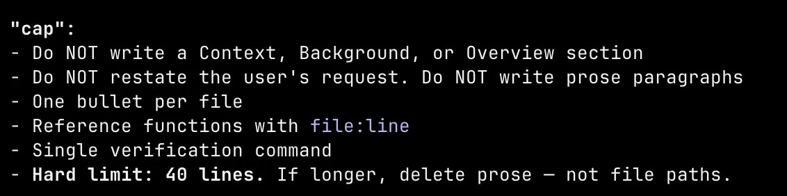 The cap variant instructions